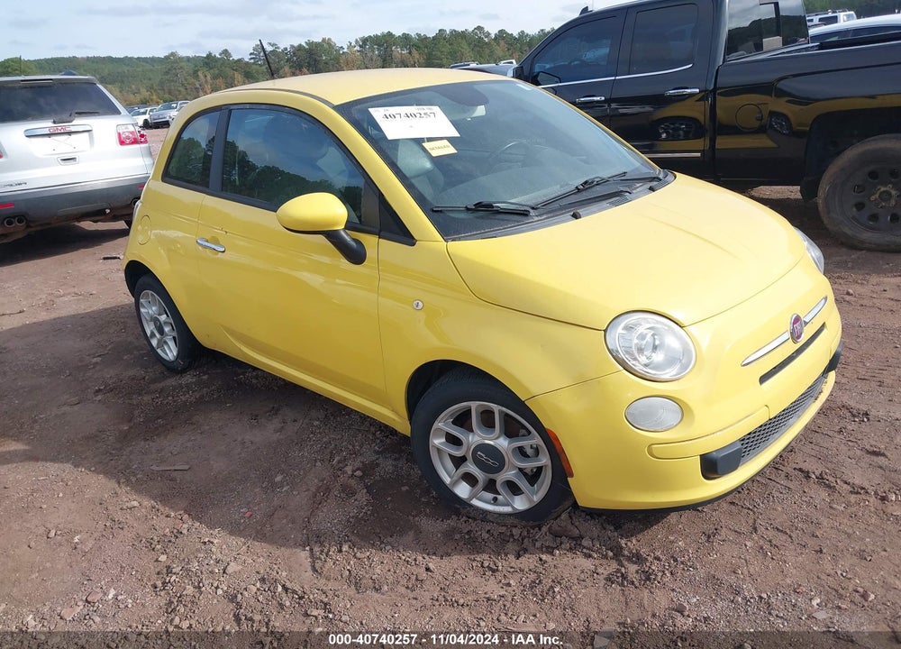 2013 FIAT 500 POP VIN: 3C3CFFAR2DT654880