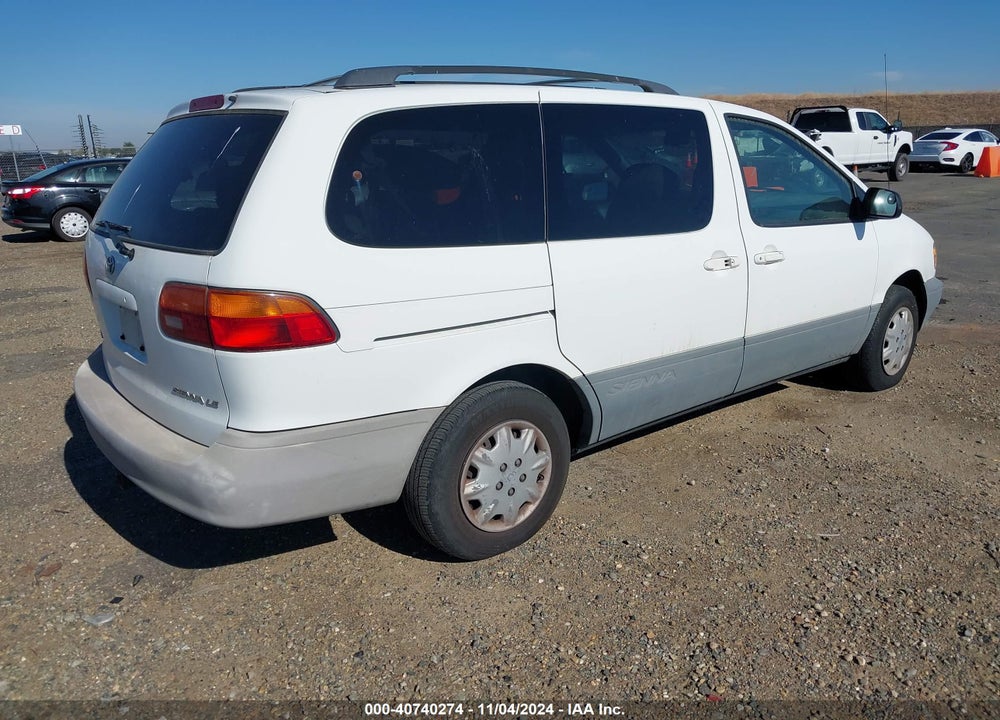 2000 TOYOTA SIENNA LE VIN: 4T3ZF13C3YU290601