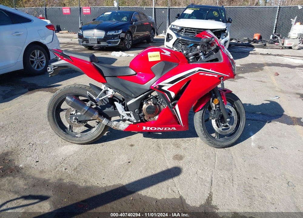 2021 HONDA CBR300 R VIN: MLHNC5106M5700460