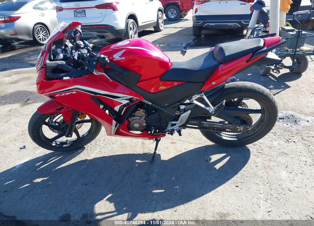 2021 HONDA CBR300 R VIN: MLHNC5106M5700460