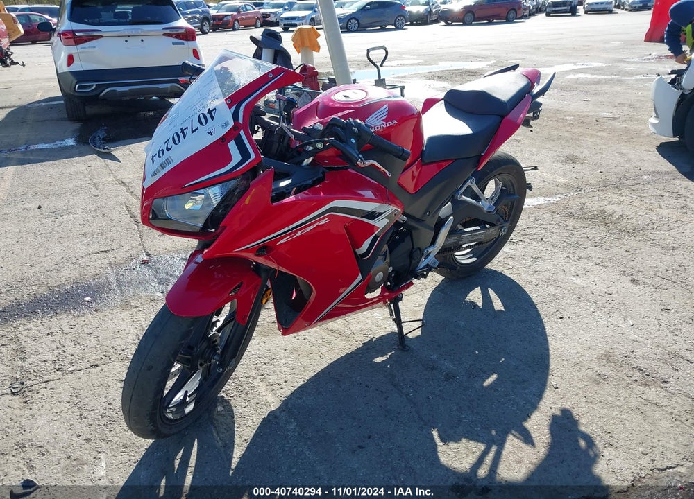 2021 HONDA CBR300 R VIN: MLHNC5106M5700460