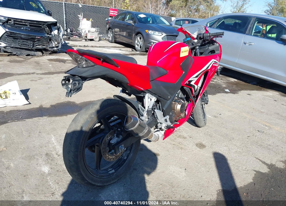 2021 HONDA CBR300 R VIN: MLHNC5106M5700460
