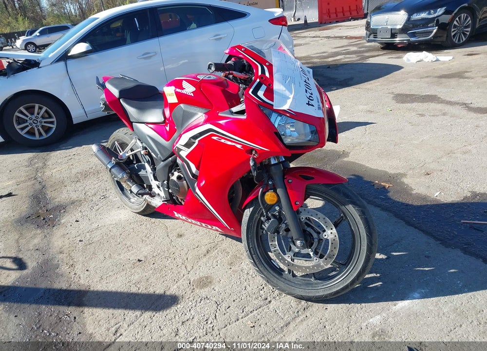 2021 HONDA CBR300 R VIN: MLHNC5106M5700460