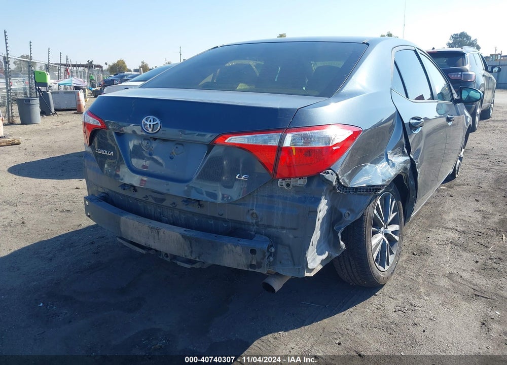 2016 TOYOTA COROLLA LE PLUS VIN: 5YFBURHE0GP426000