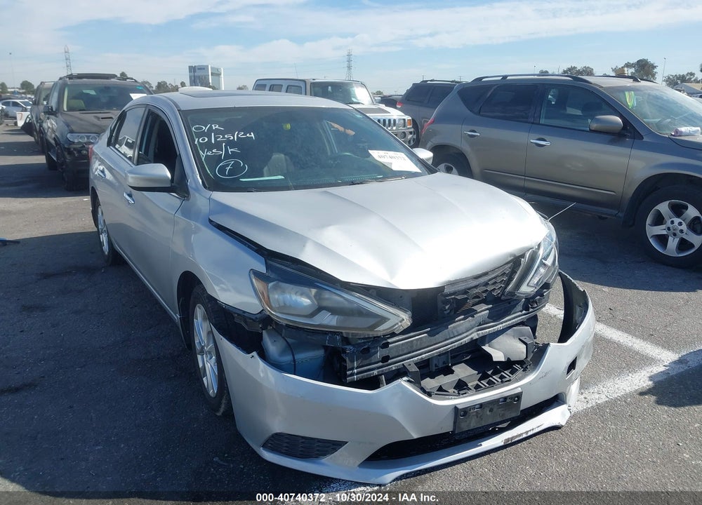 2017 NISSAN SENTRA SV VIN: 3N1AB7AP5HY239177
