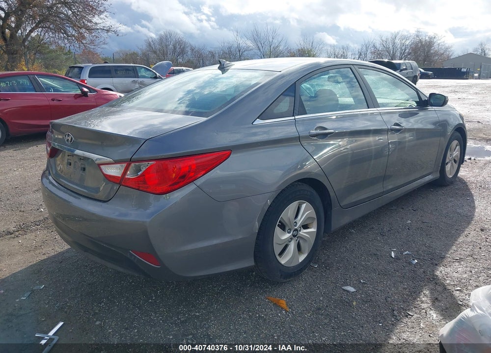 2014 HYUNDAI SONATA GLS VIN: 5NPEB4ACXEH815283