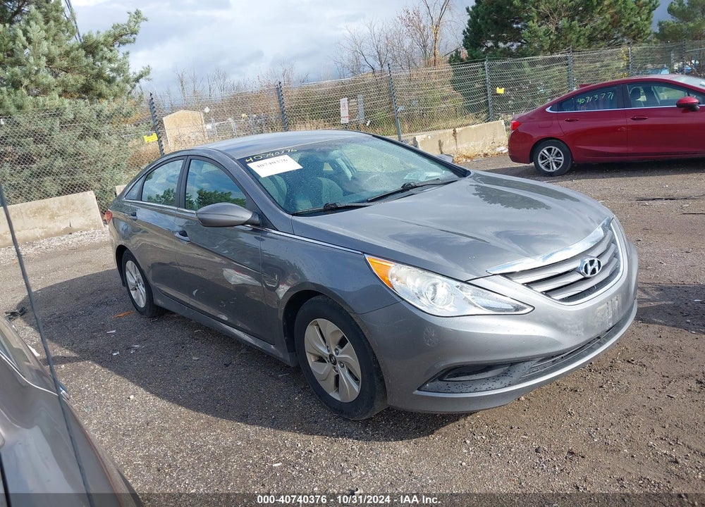 2014 HYUNDAI SONATA GLS VIN: 5NPEB4ACXEH815283