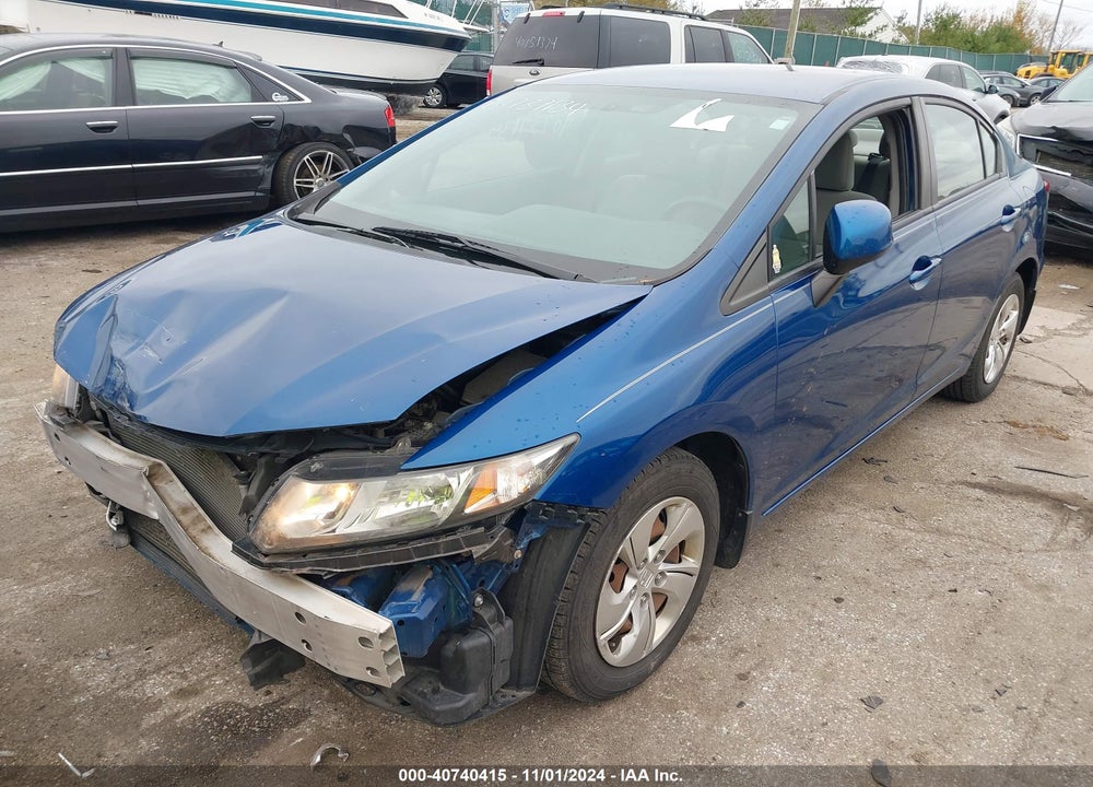2013 HONDA CIVIC LX VIN: 2HGFB2F50DH510242