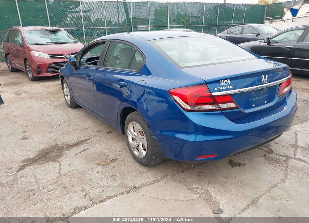 2013 HONDA CIVIC LX VIN: 2HGFB2F50DH510242