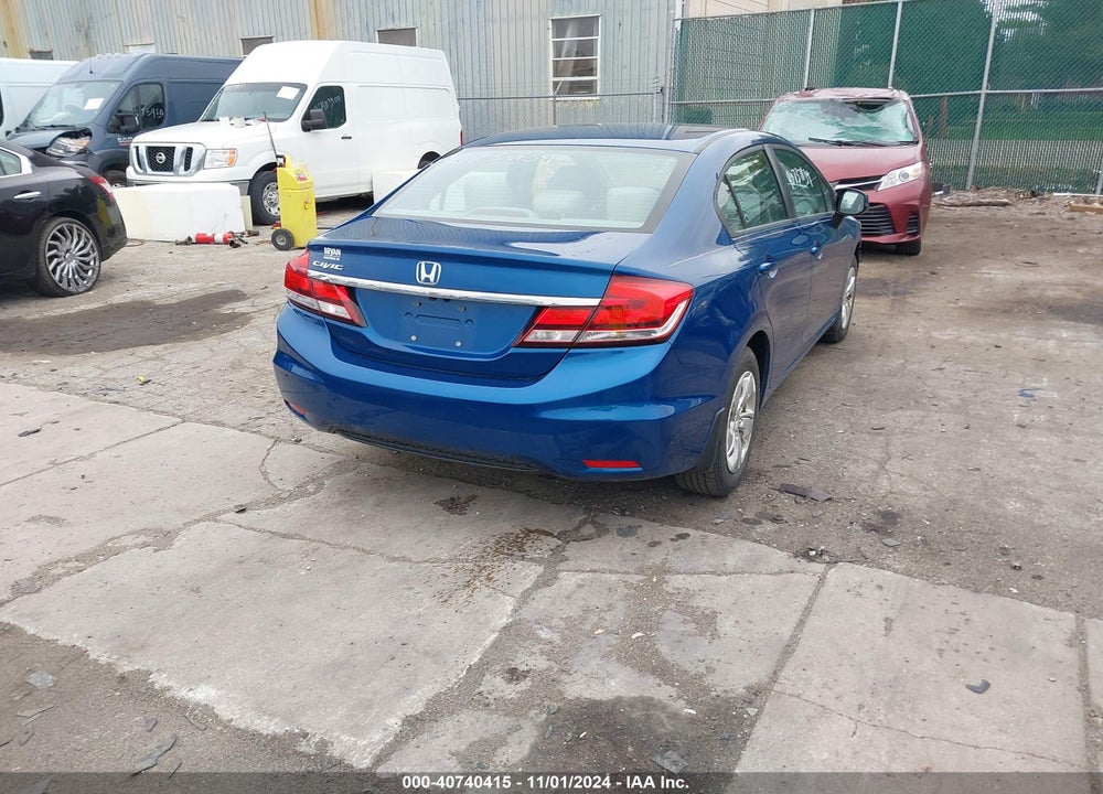 2013 HONDA CIVIC LX VIN: 2HGFB2F50DH510242