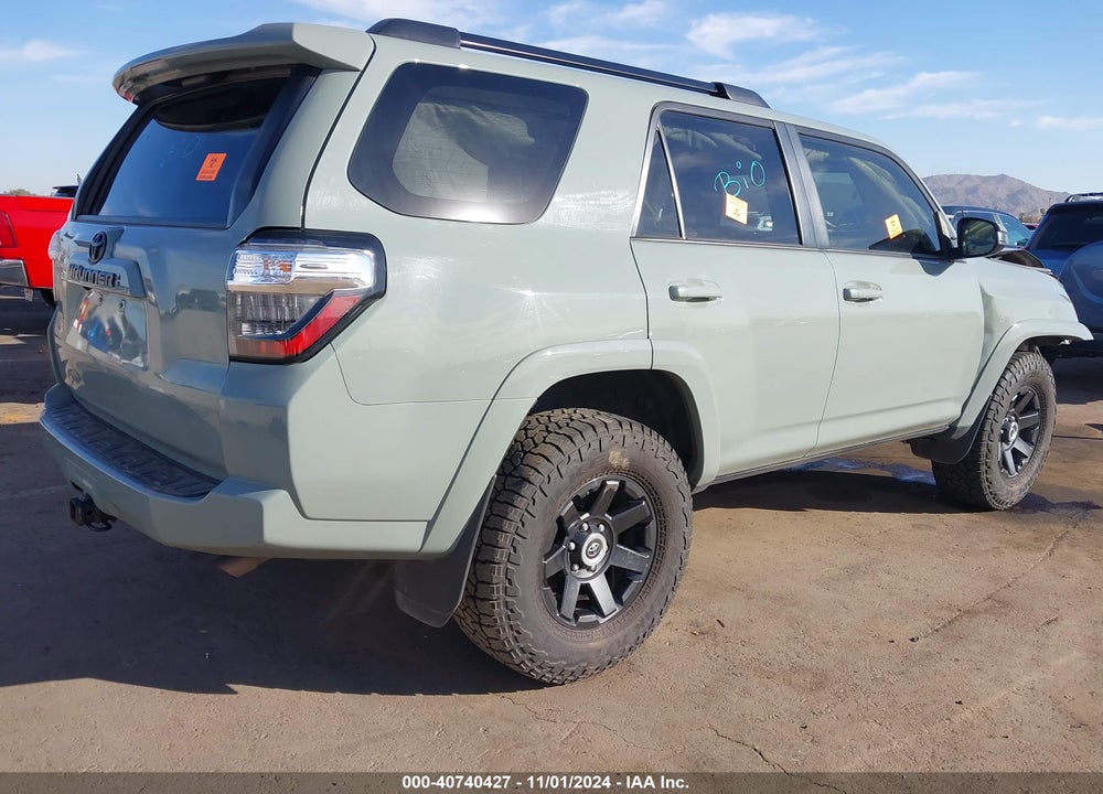 2022 TOYOTA 4RUNNER TRAIL SPECIAL EDITION VIN: JTETU5JR3N6045137