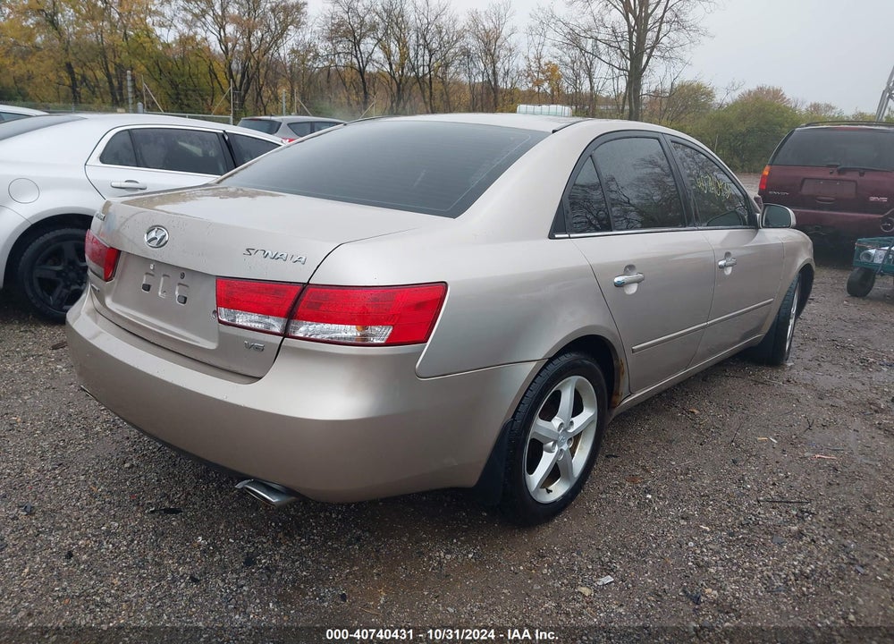 2007 HYUNDAI SONATA LIMITED/SE V6 VIN: 5NPEU46F97H193873