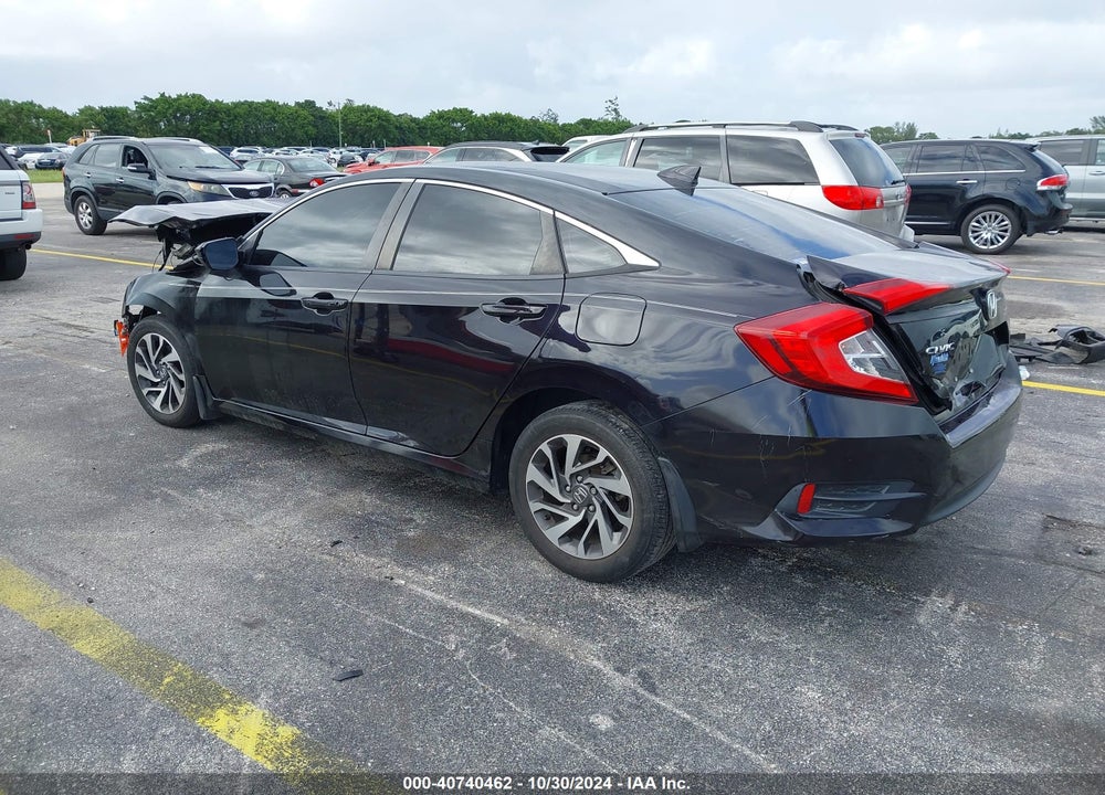 2018 HONDA CIVIC EX VIN: 2HGFC2F77JH591394