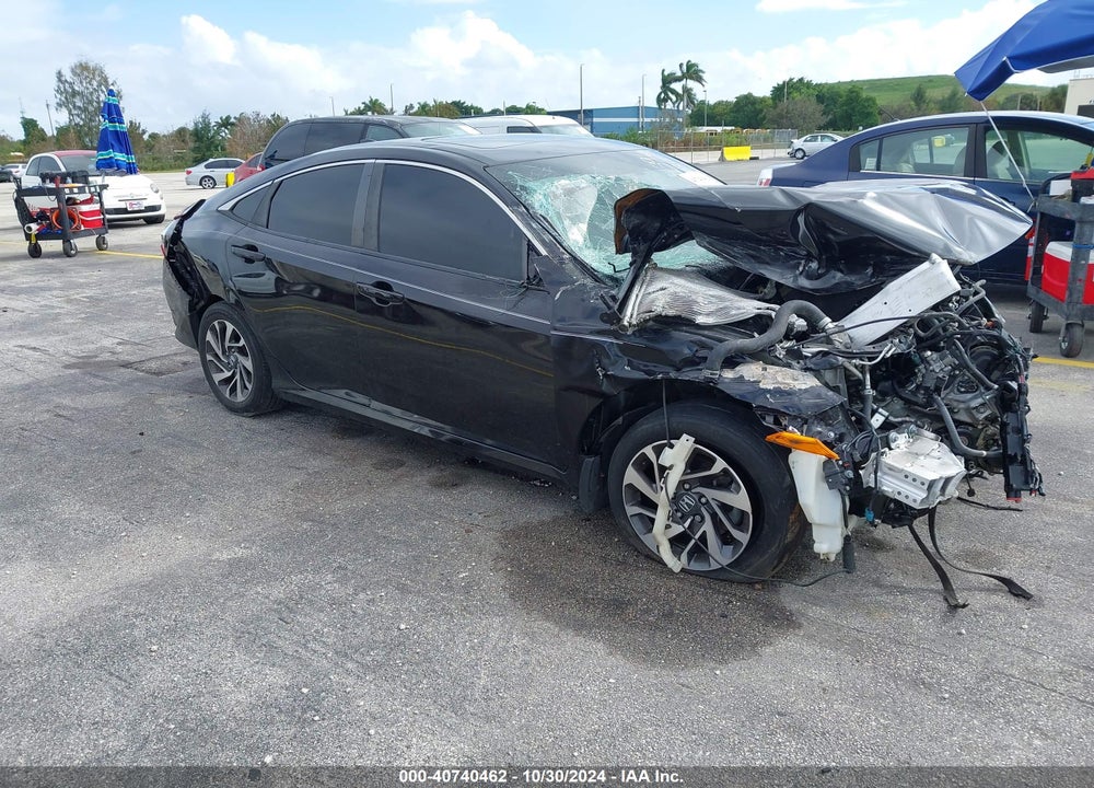 2018 HONDA CIVIC EX VIN: 2HGFC2F77JH591394