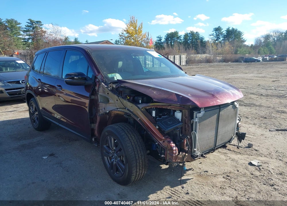 2021 HONDA PASSPORT AWD EX-L VIN: 5FNYF8H50MB019929