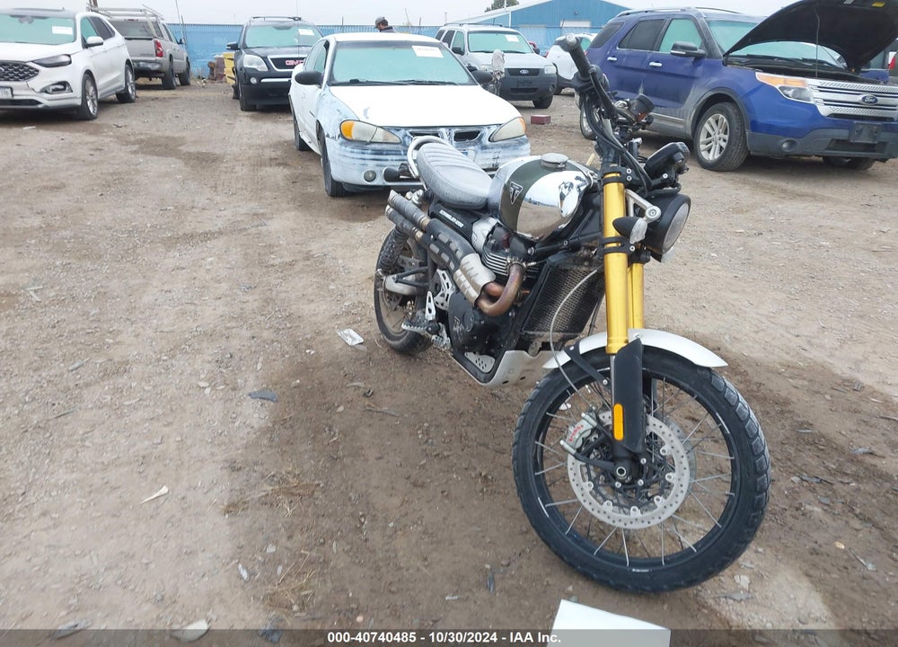 2023 TRIUMPH MOTORCYCLE SCRAMBLER 1200 XE/1200 STEVE MCQUEEN EDITION VIN: SMTD51HGXPTBH0790