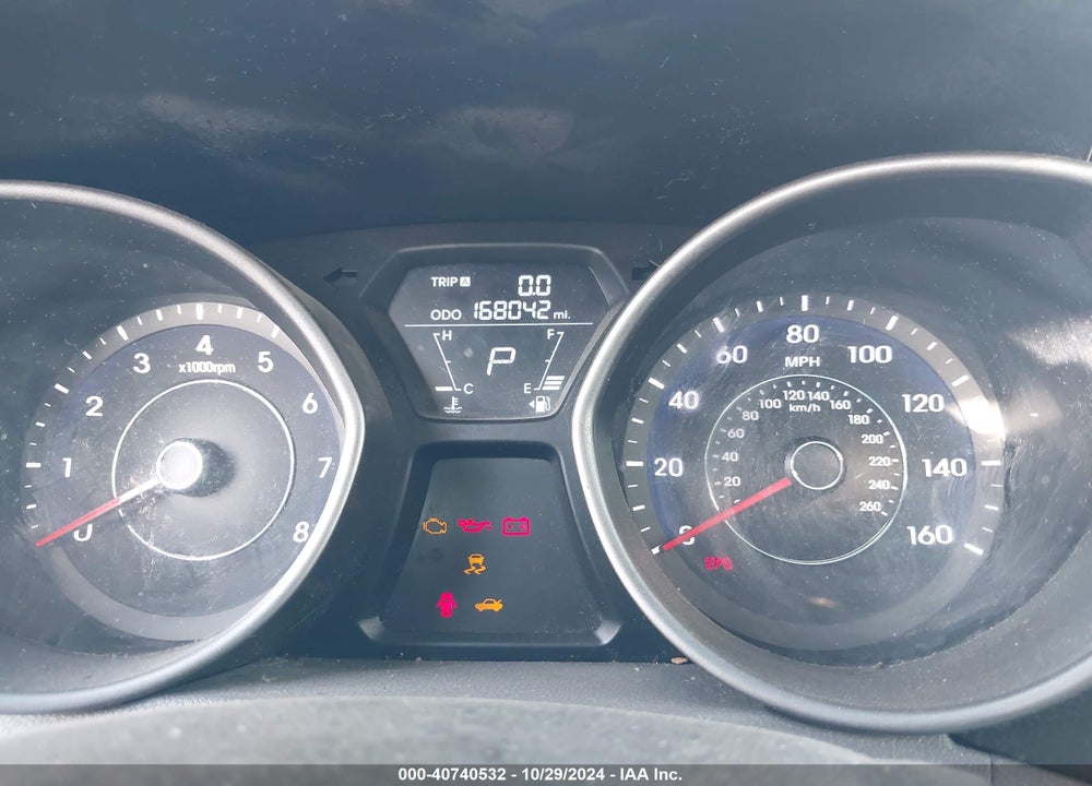 2013 HYUNDAI ELANTRA LIMITED VIN: 5NPDH4AE7DH279788