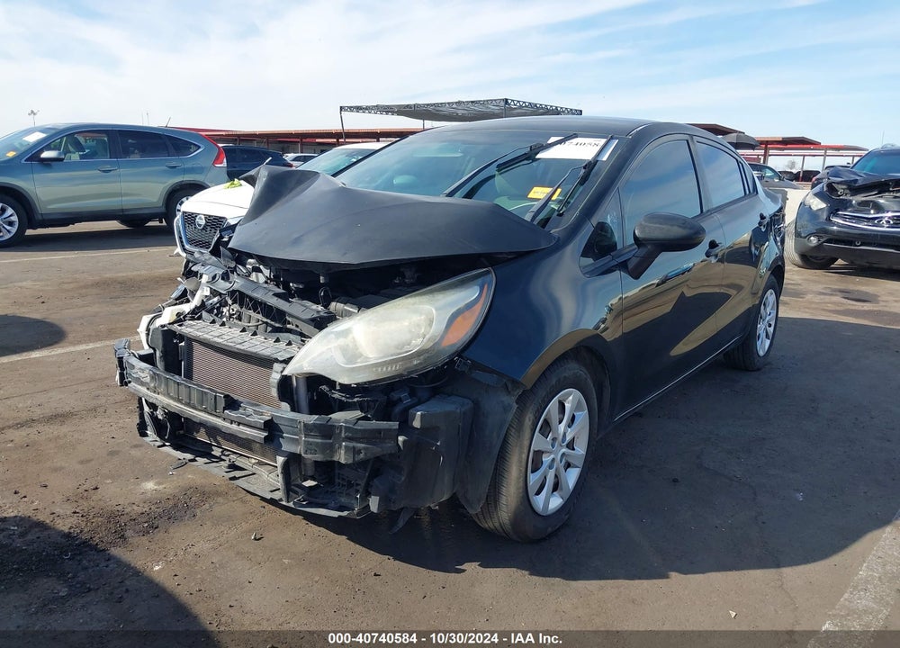 2013 KIA RIO LX VIN: KNADM4A3XD6252182