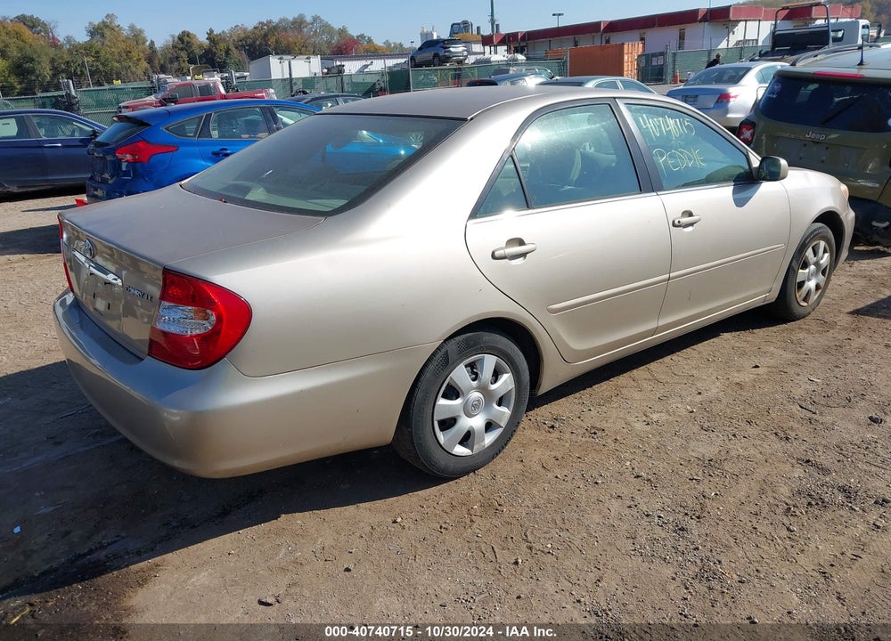 2002 TOYOTA CAMRY LE VIN: 4T1BE32K82U027948
