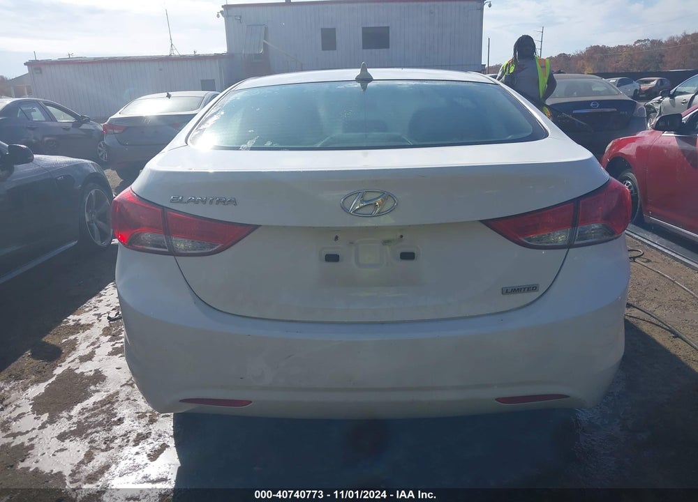 2012 HYUNDAI ELANTRA LIMITED VIN: 5NPDH4AE8CH116419