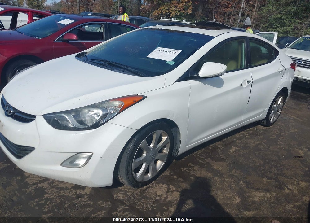 2012 HYUNDAI ELANTRA LIMITED VIN: 5NPDH4AE8CH116419