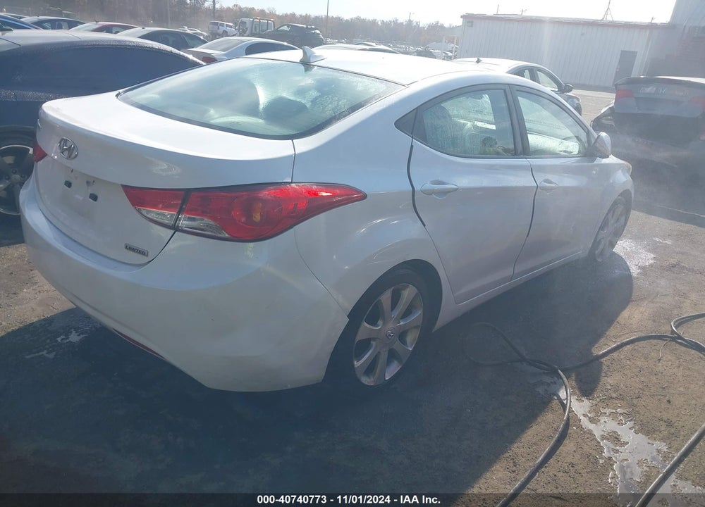 2012 HYUNDAI ELANTRA LIMITED VIN: 5NPDH4AE8CH116419