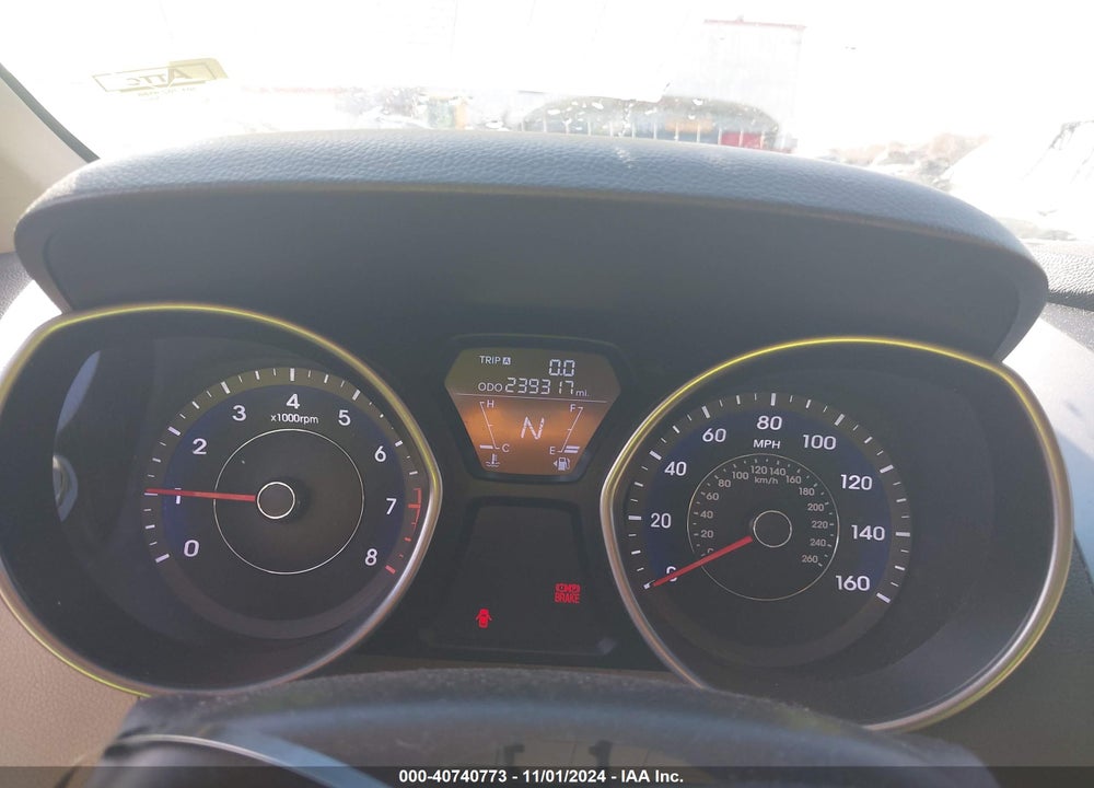 2012 HYUNDAI ELANTRA LIMITED VIN: 5NPDH4AE8CH116419