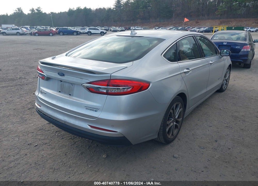 2019 FORD FUSION HYBRID VIN: 3FA6P0RU6KR125962