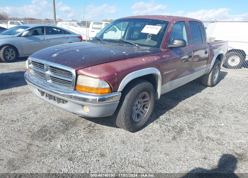 2001 DODGE DAKOTA SLT/SPORT VIN: 1B7HL2AX01S324265