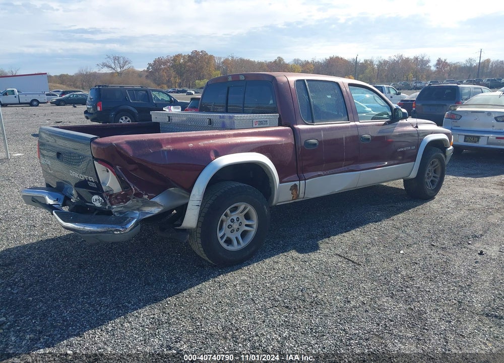 2001 DODGE DAKOTA SLT/SPORT VIN: 1B7HL2AX01S324265
