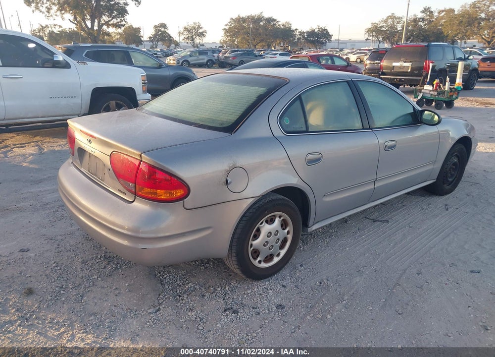 2000 OLDSMOBILE ALERO GX VIN: 1G3NK52T4YC374139