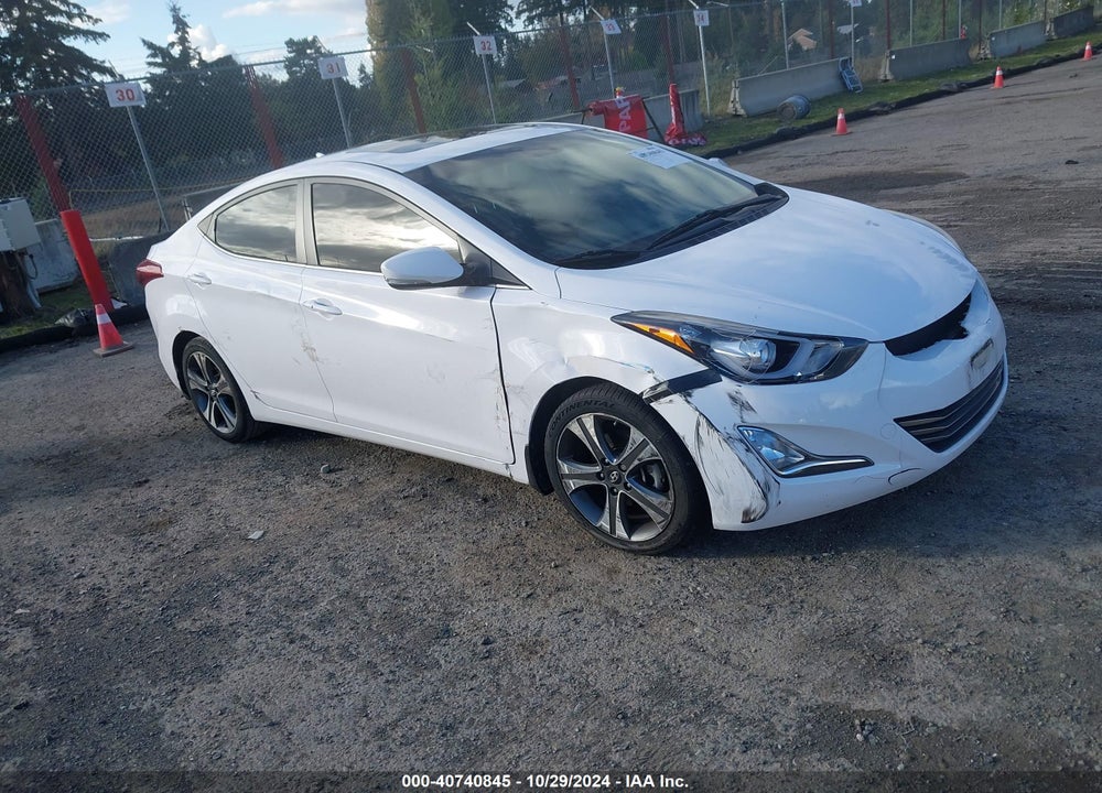 2015 HYUNDAI ELANTRA SPORT VIN: KMHDH4AHXFU379608