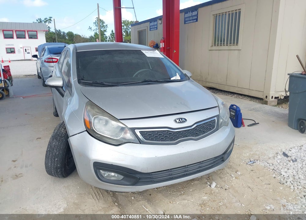2012 KIA RIO EX VIN: KNADN4A39C6051224