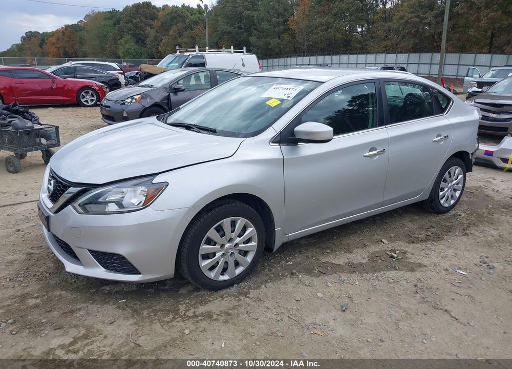 2016 NISSAN SENTRA S VIN: 3N1AB7AP5GY302602