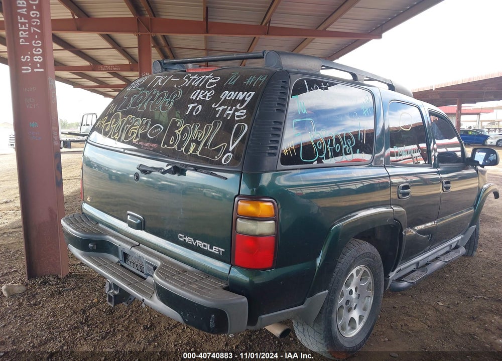 2004 CHEVROLET TAHOE Z71 VIN: 1GNEK13T34R153041