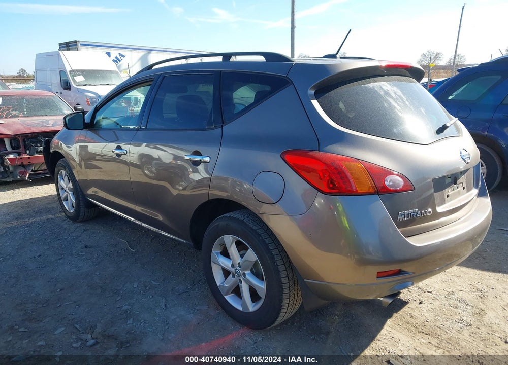 2010 NISSAN MURANO SL VIN: JN8AZ1MW2AW110713