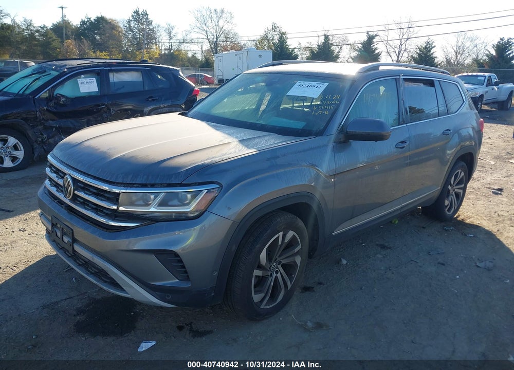 2021 VOLKSWAGEN ATLAS 3.6L V6 SEL PREMIUM VIN: 1V2TR2CA0MC511715
