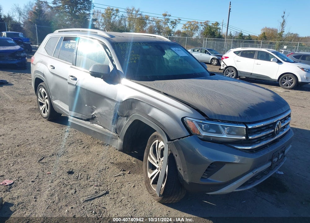 2021 VOLKSWAGEN ATLAS 3.6L V6 SEL PREMIUM VIN: 1V2TR2CA0MC511715