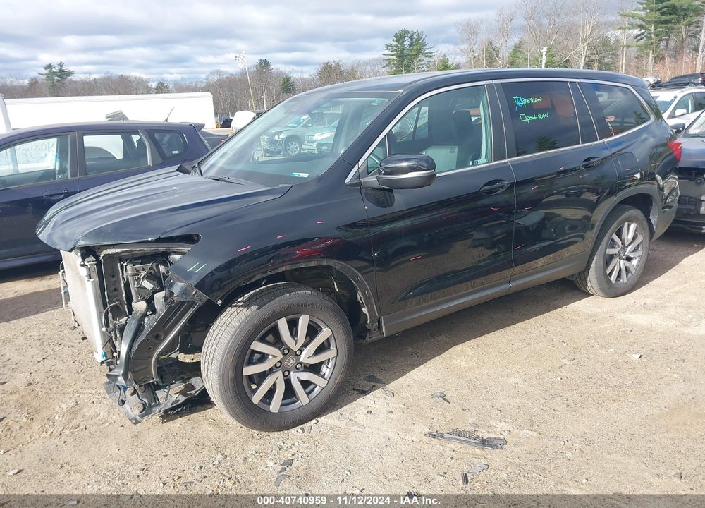 2021 HONDA PILOT AWD EX-L VIN: 5FNYF6H58MB077839