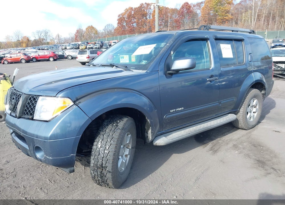 2005 NISSAN PATHFINDER SE OFF ROAD VIN: 5N1AR18W85C742141