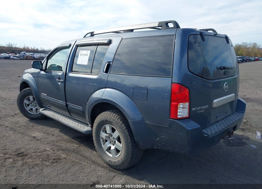 2005 NISSAN PATHFINDER SE OFF ROAD VIN: 5N1AR18W85C742141