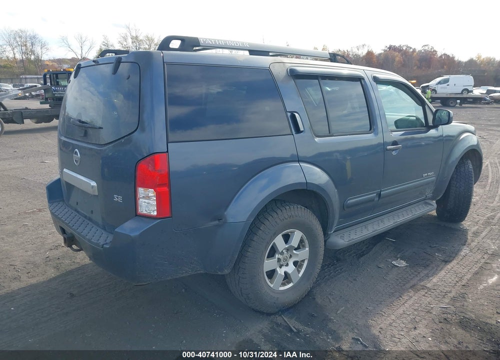 2005 NISSAN PATHFINDER SE OFF ROAD VIN: 5N1AR18W85C742141