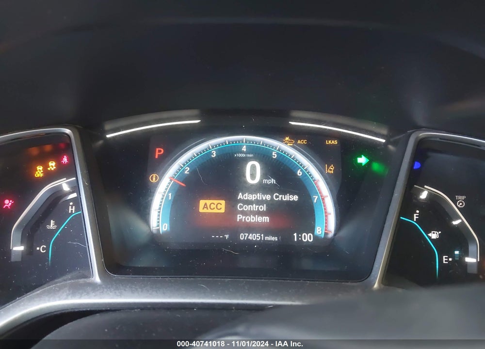 2019 HONDA CIVIC EX VIN: 19XFC1F31KE020180