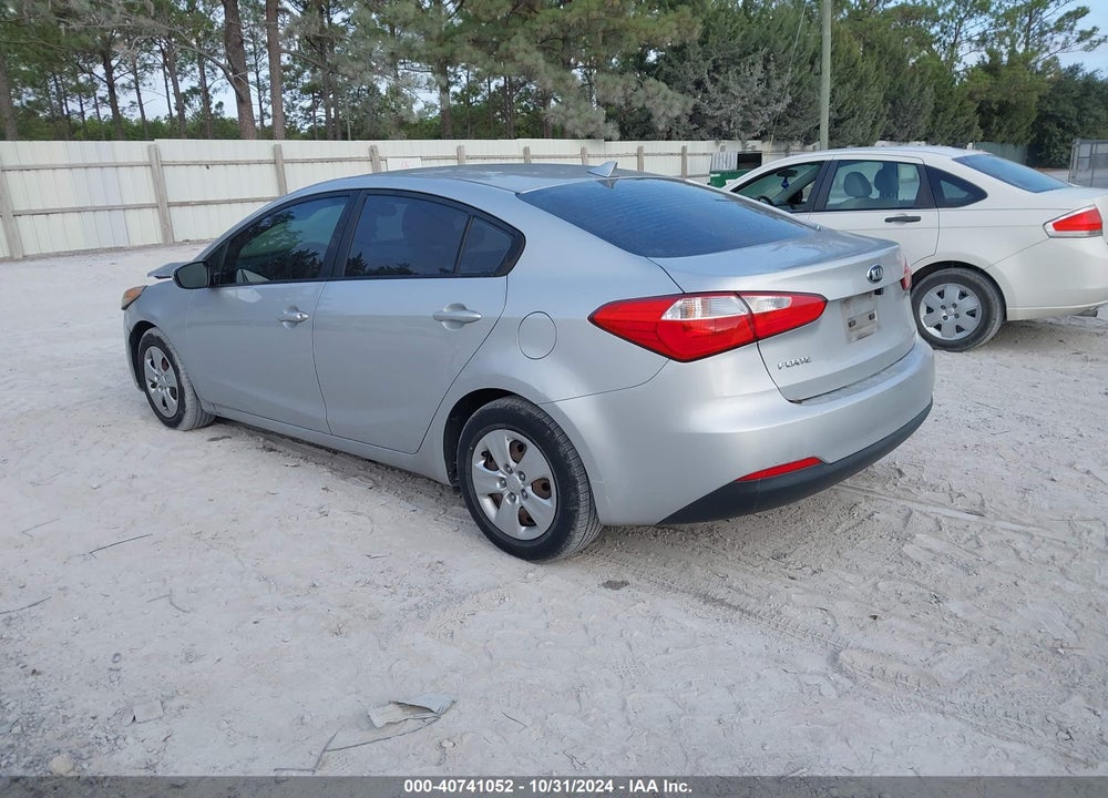 2016 KIA FORTE LX VIN: KNAFK4A64G5449903