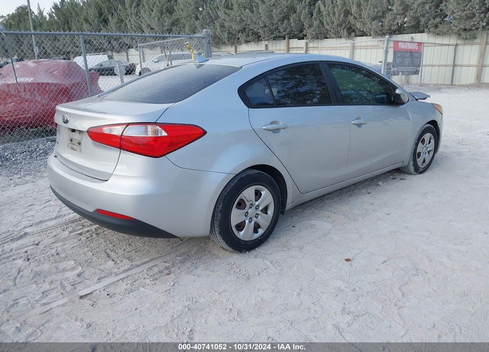 2016 KIA FORTE LX VIN: KNAFK4A64G5449903