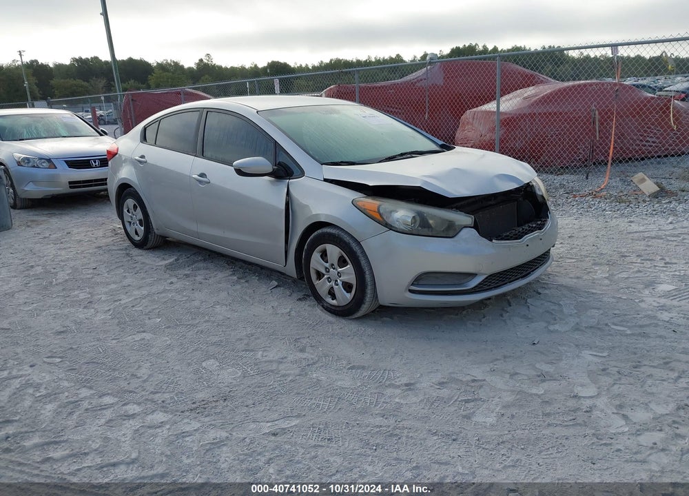 2016 KIA FORTE LX VIN: KNAFK4A64G5449903