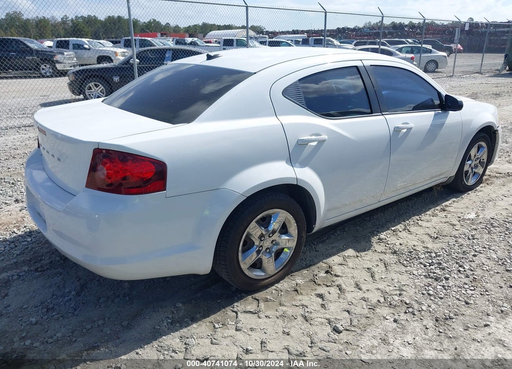 2014 DODGE AVENGER SE VIN: 1C3CDZAB6EN199611
