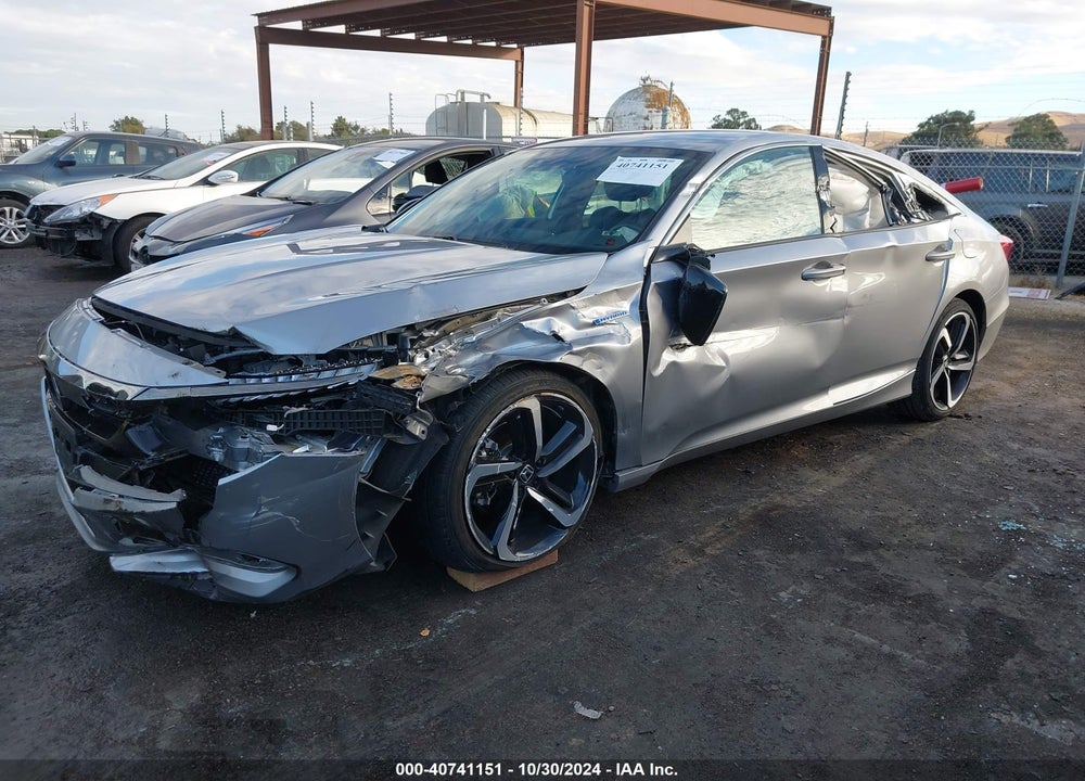 2022 HONDA ACCORD HYBRID SPORT VIN: 1HGCV3F29NA013289