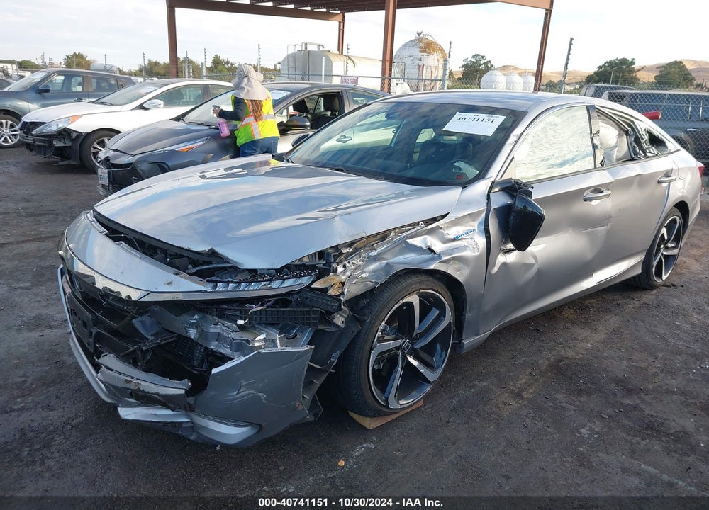 2022 HONDA ACCORD HYBRID SPORT VIN: 1HGCV3F29NA013289