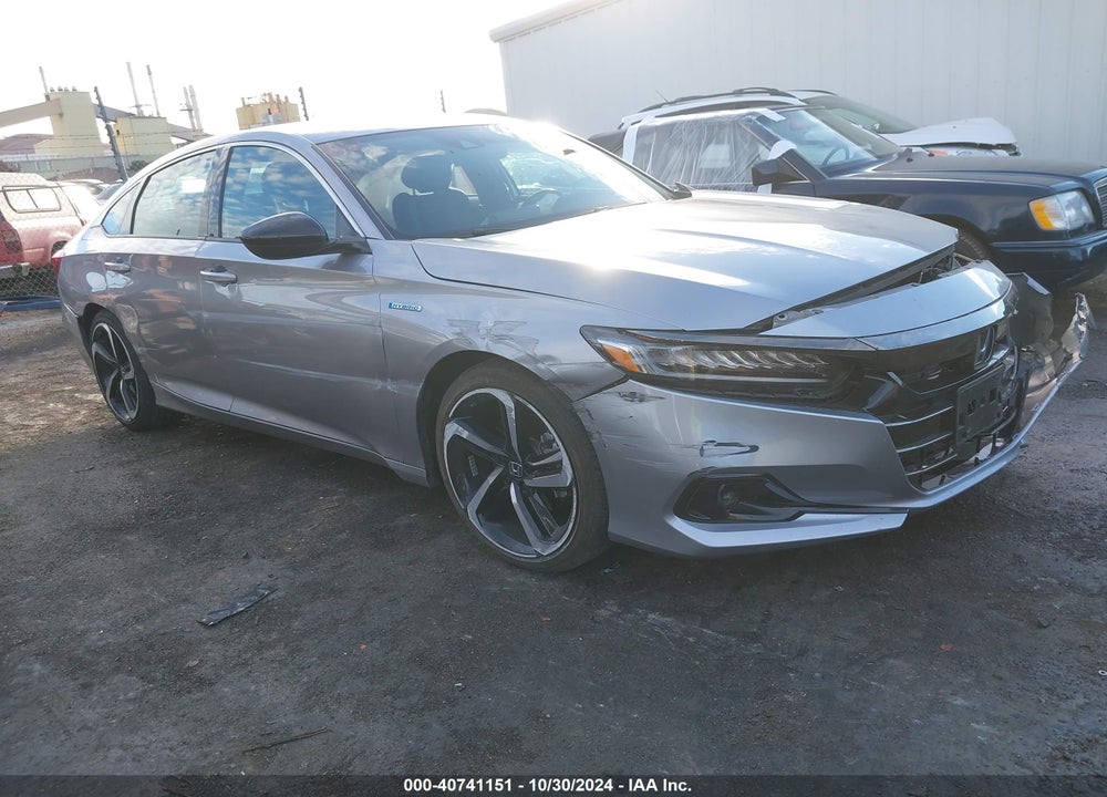 2022 HONDA ACCORD HYBRID SPORT VIN: 1HGCV3F29NA013289